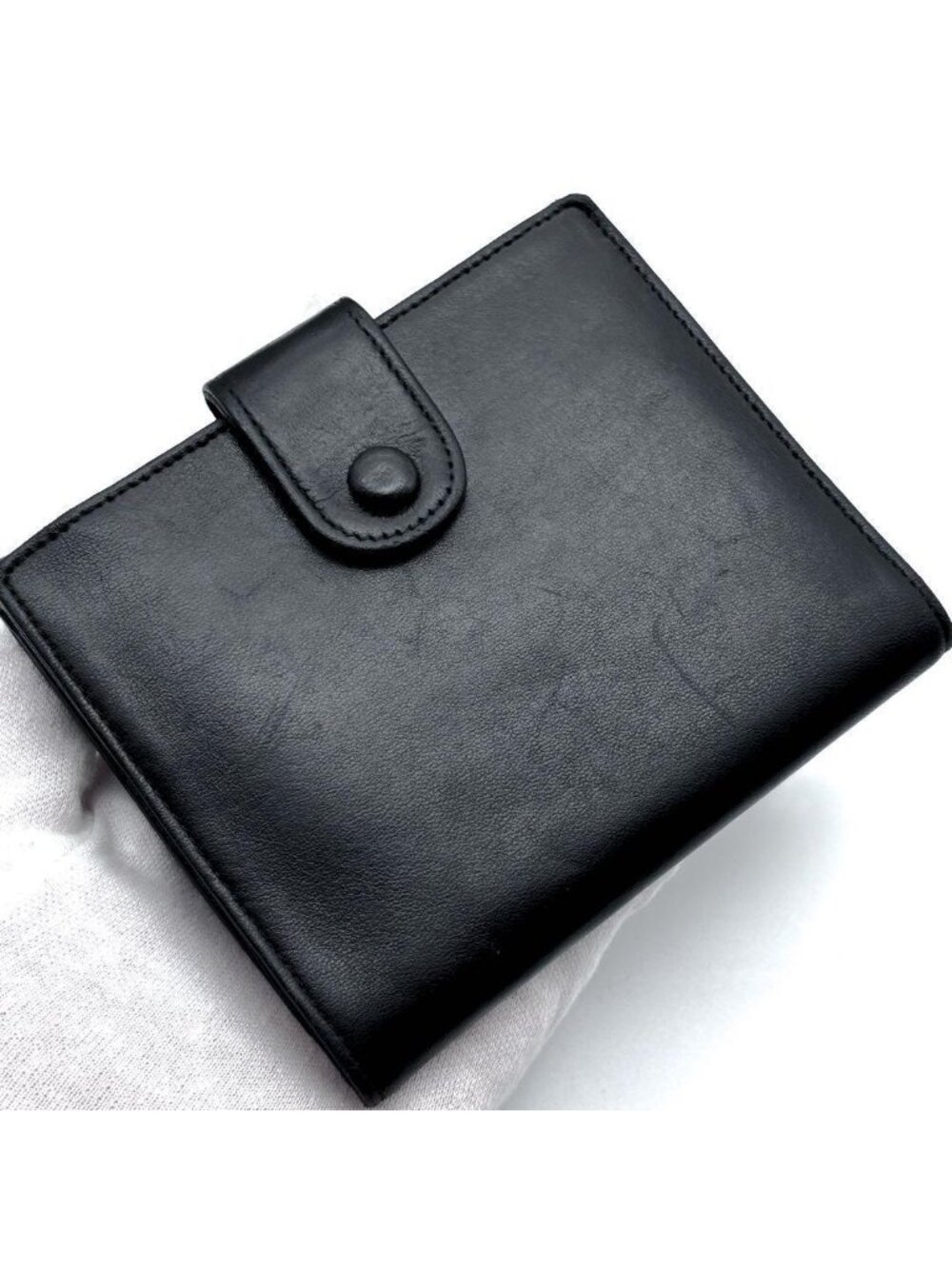 Chanel Wallet Coco Stitch Jumbo CC Logo Hook Bifold - Picture 4 of 14